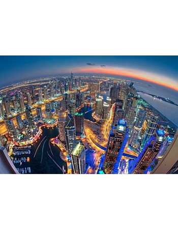Φωτοταπετσαρια Τοιχου Dubai Colors Of Night