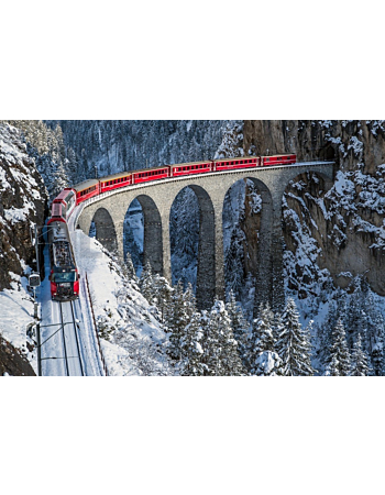 Φωτοταπετσαρια Τοιχου World's Top Train Bernina Express