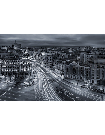 Φωτοταπετσαρια Τοιχου Madrid City Lights
