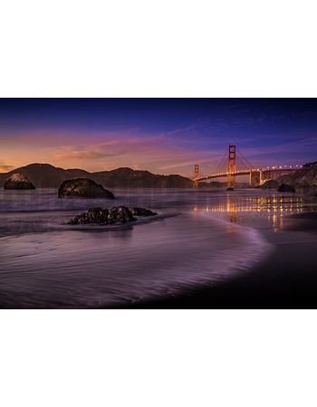 Φωτοταπετσαρια Τοιχου Golden Gate Bridge Fading Daylight