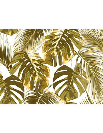 Φωτοταπετσαρια Palm Leaves 2 Κιτρινο