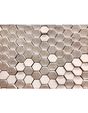 Φωτοταπετσαρια Hexagon Surface 2 Γκρι