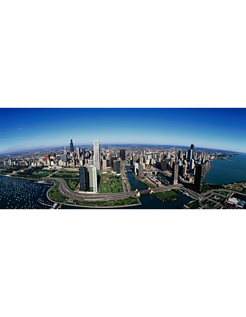 Φωτοταπετσαρια Τοιχου Chicago Skyline