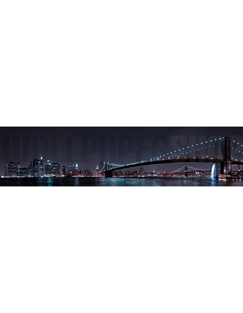 Φωτοταπετσαρια Τοιχου Manhattan Skyline And Brooklyn Bridge