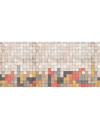 Φωτοταπετσαρια Mosaic Tetris 1 Γκρι