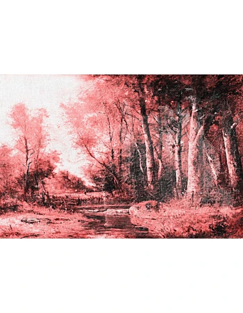 Φωτοταπετσαρια Forest Painting 3 Ροζ