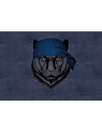 Φωτοταπετσαρια Panther 1 Μπλε