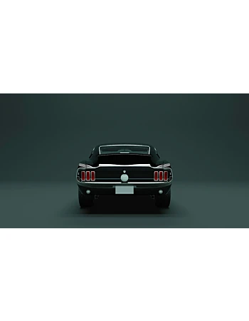 Φωτοταπετσαρια Mustang 3 Μαυρο