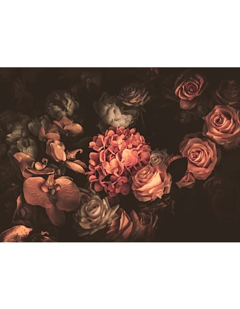 Φωτοταπετσαρια Romantic Flowers 2 Πορτοκαλι