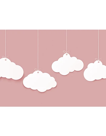 Φωτοταπετσαρια Clouds 3 Ροζ
