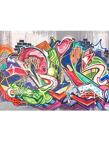 Φωτοταπετσαρια Grafitti Πολυχρωμη