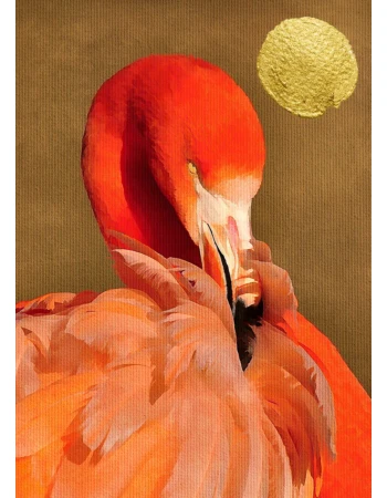 Φωτοταπετσαρια Flamingo In Sun  Κοκκινο