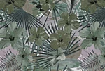 Φωτοταπετσαρια Hibiscus 1 Πρασινο